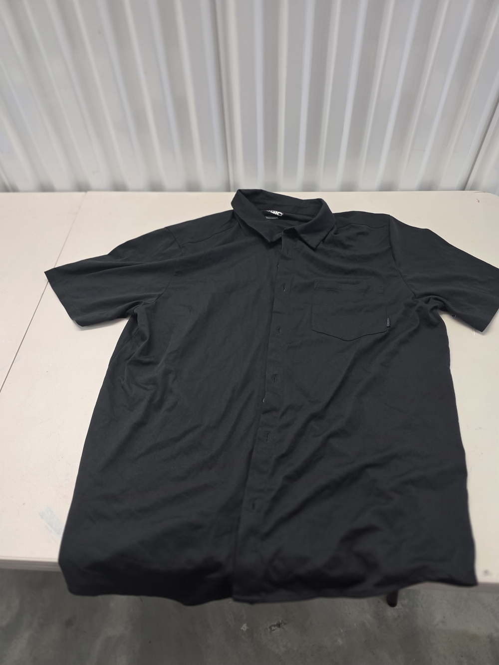Ogio Black Button Up Lightweight Shirt Men's Size XL